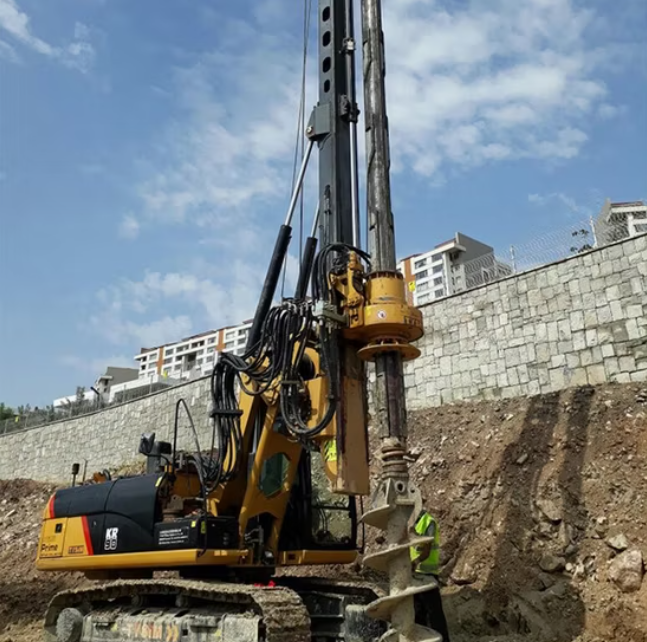 Perforadora en excavación